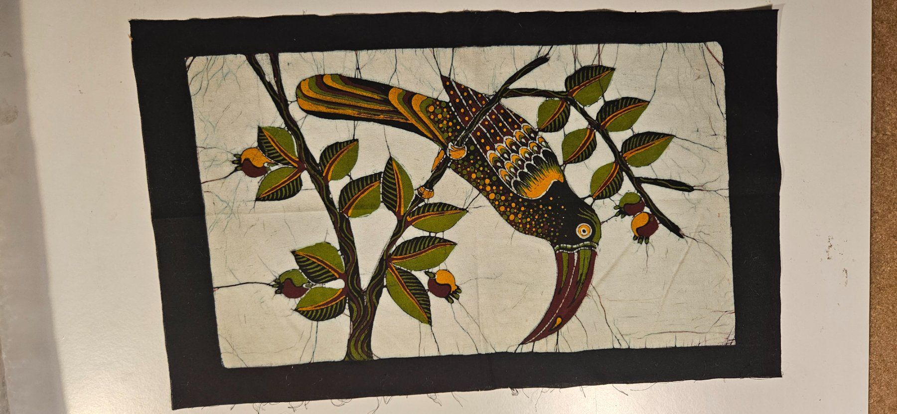 Tessuti: coupon tissu oiseau 22x37cm – Nuovo (secondo la descrizione) da Carouge GE venduto da Lea000 2