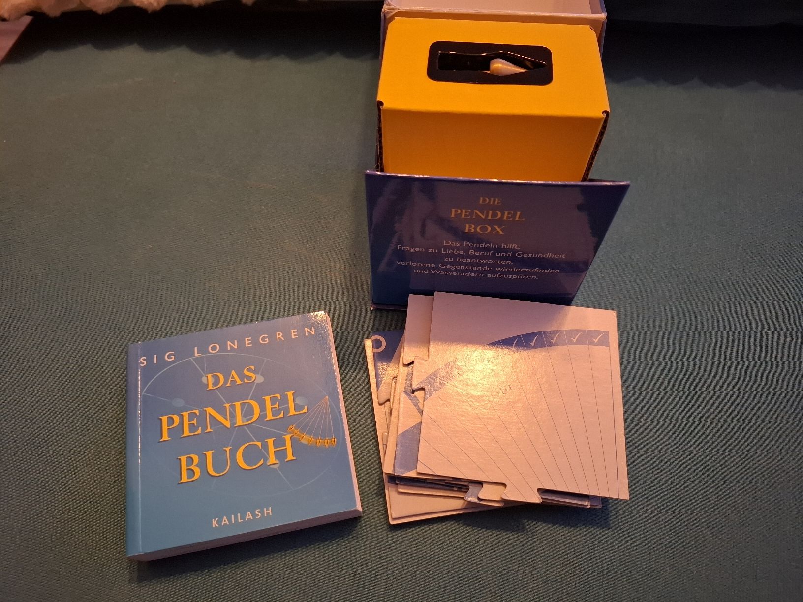 Giochi: Die Pendelbox, Pendel/Diagramm und Begleitbuch – Usato da Ettenhausen TG venduto da Gismolio 2