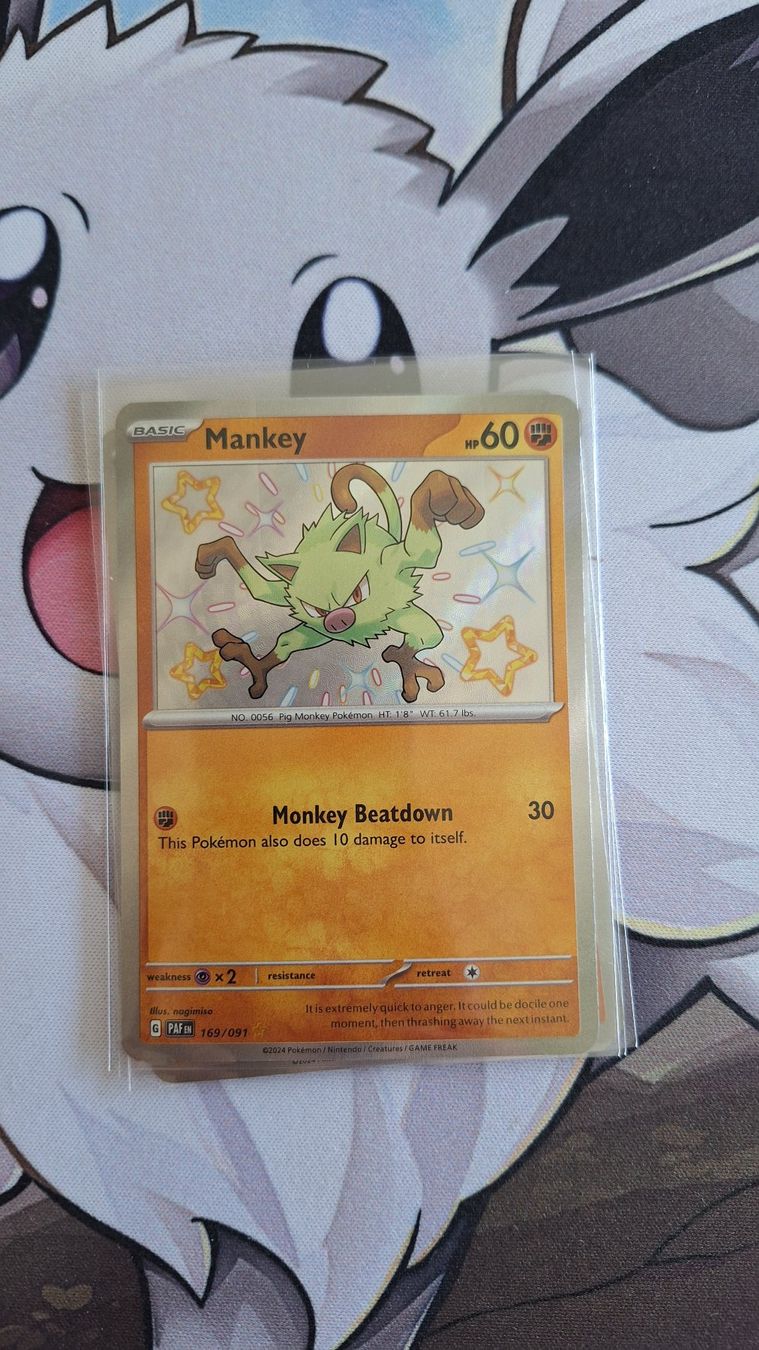 Pokémon Carte collezionabili: Mankey Shiny Menki - Pokemon TCG – Usato da Altstätten SG venduto da GGsGameshop