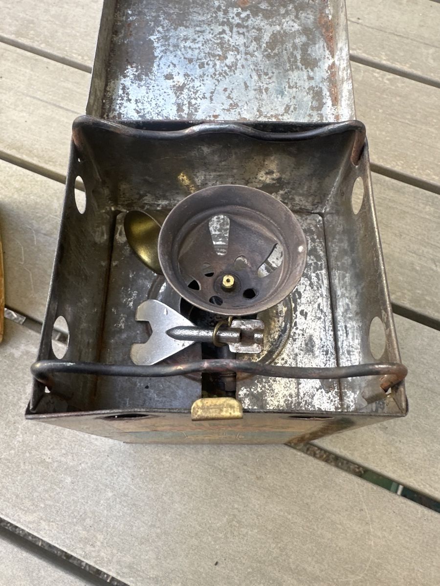 Elettrodomestici da cucina: Antiker Primus Kocher No.1 mit Box, Vintage Camping – Usato da Frauenfeld venduto da aluma14 3