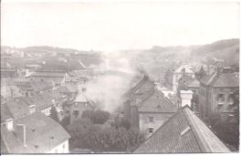 CHAUX - de - FONDS, incendie à la rue du pont