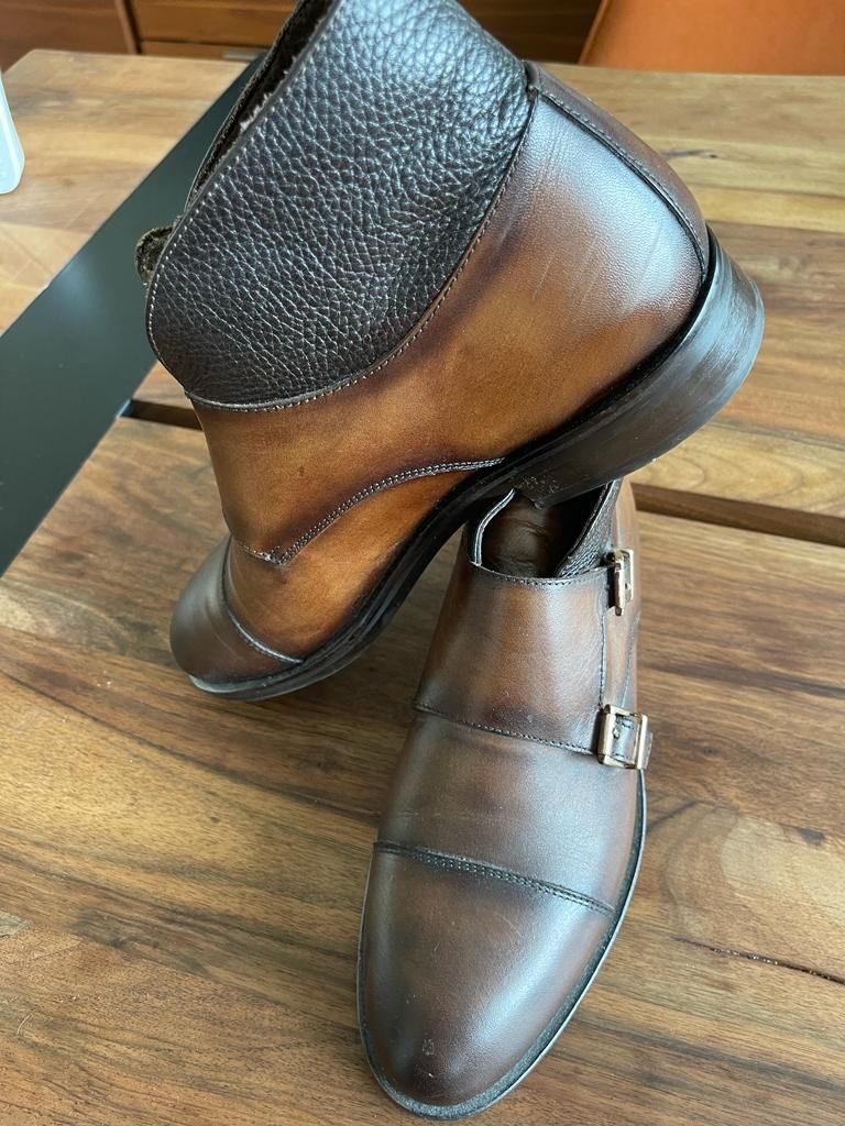 Scarpe da uomo: Leder Boots Stiefel Gr. 41 Neu! – Nuovo (secondo la descrizione) da Zürich venduto da AryaLia