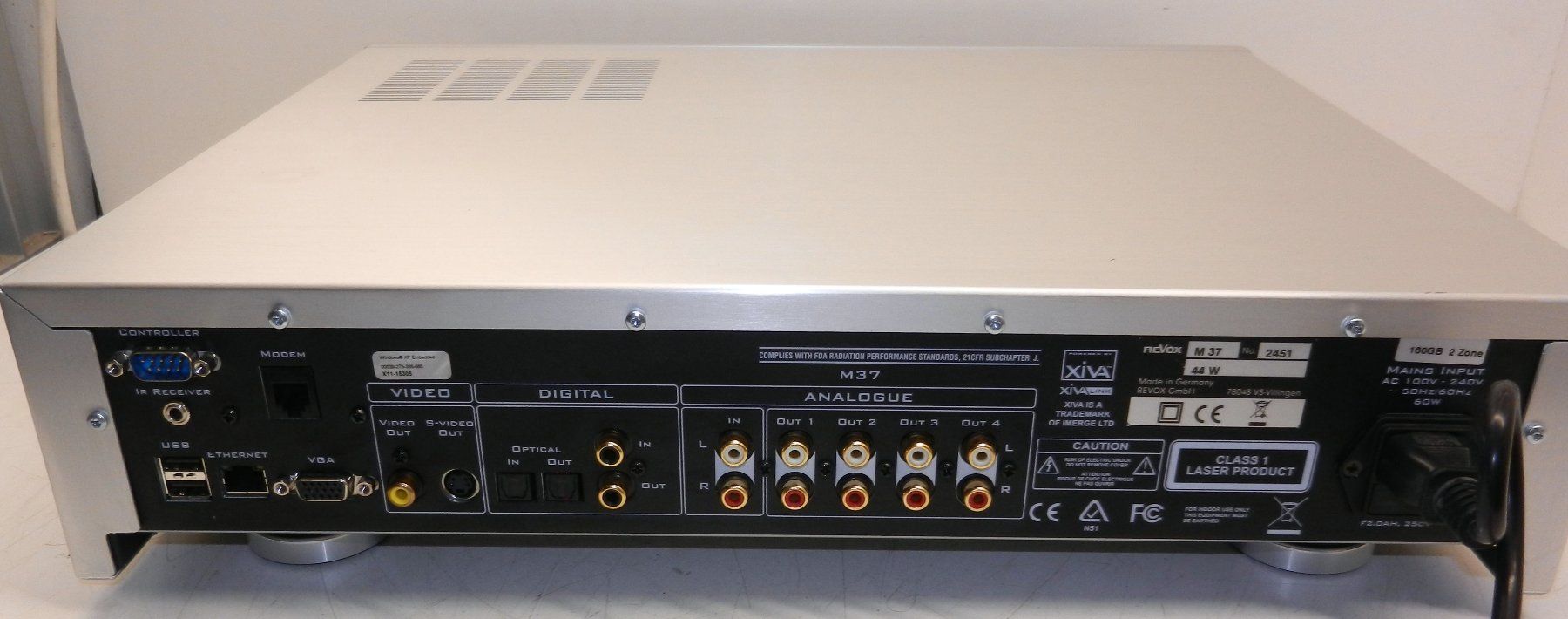 Revox Sistemi audio & multimediali: Revox M37 MK II Audioserver – Usato da Männedorf venduto da livesteam 8