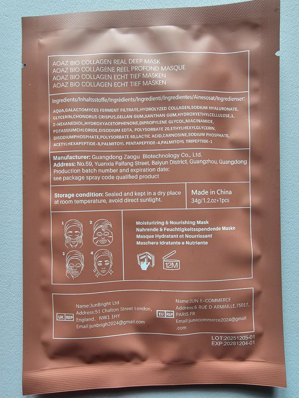 Cura del viso: 2 Rhode und 2 Gesichtsmasken – Nuovo (secondo la descrizione) da Balterswil venduto da Dikdik1992 1