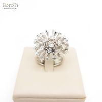 ANELLO SFERA DIAMANTI - SecondaChance