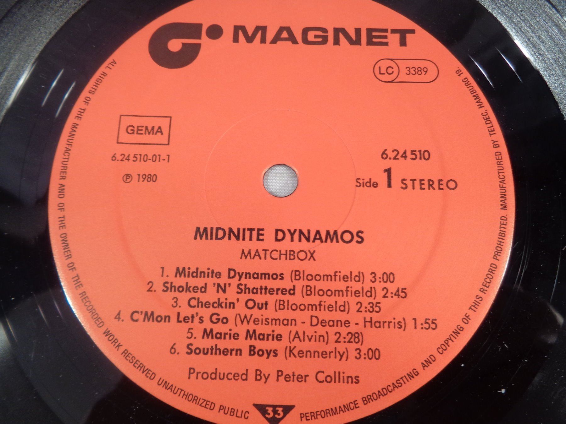 Dischi in vinile: Matchbox - Midnite Dynamos / LP 1980 ab Fr. 6.- – Usato da Bellach venduto da JingleJerry 3