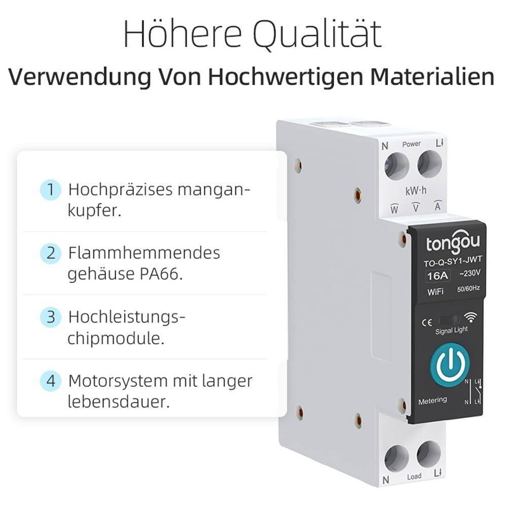 Schalter: Universal Smart WIFI Schalter Mit Metering 16A – Neu und originalverpackt aus Châtelaine von topshop.switzerland 4