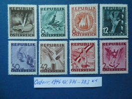 Österreich 1946 Nr. 776-783 postfrisch **