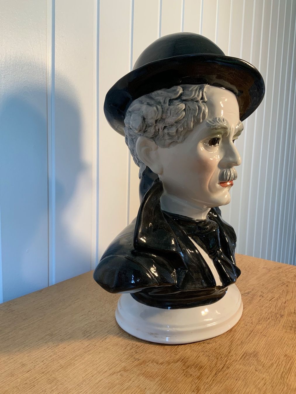 Statuette: Büste: Charly Chaplin, Keramik - Sammlerstück – Usato da Zürich venduto da ancillaschmidhauser 2