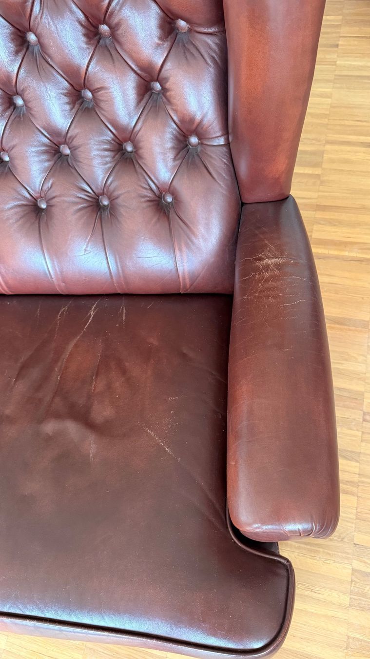 Poltrone: Ledersessel braun Chesterfield – Usato da Wallisellen venduto da lions009 1