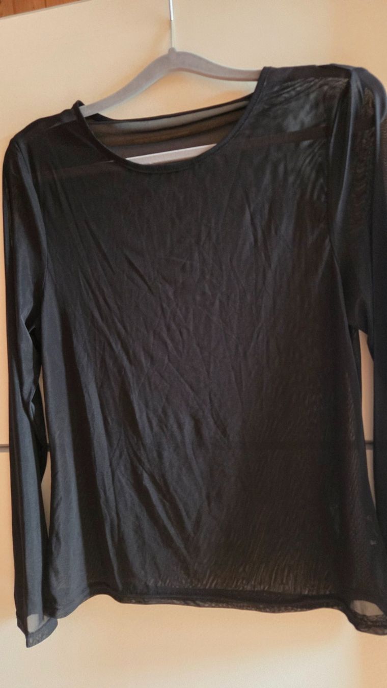 T-shirt: Langarm Shirt Schwarz Mesh L – Usato da Weggis venduto da Leeclipse 1