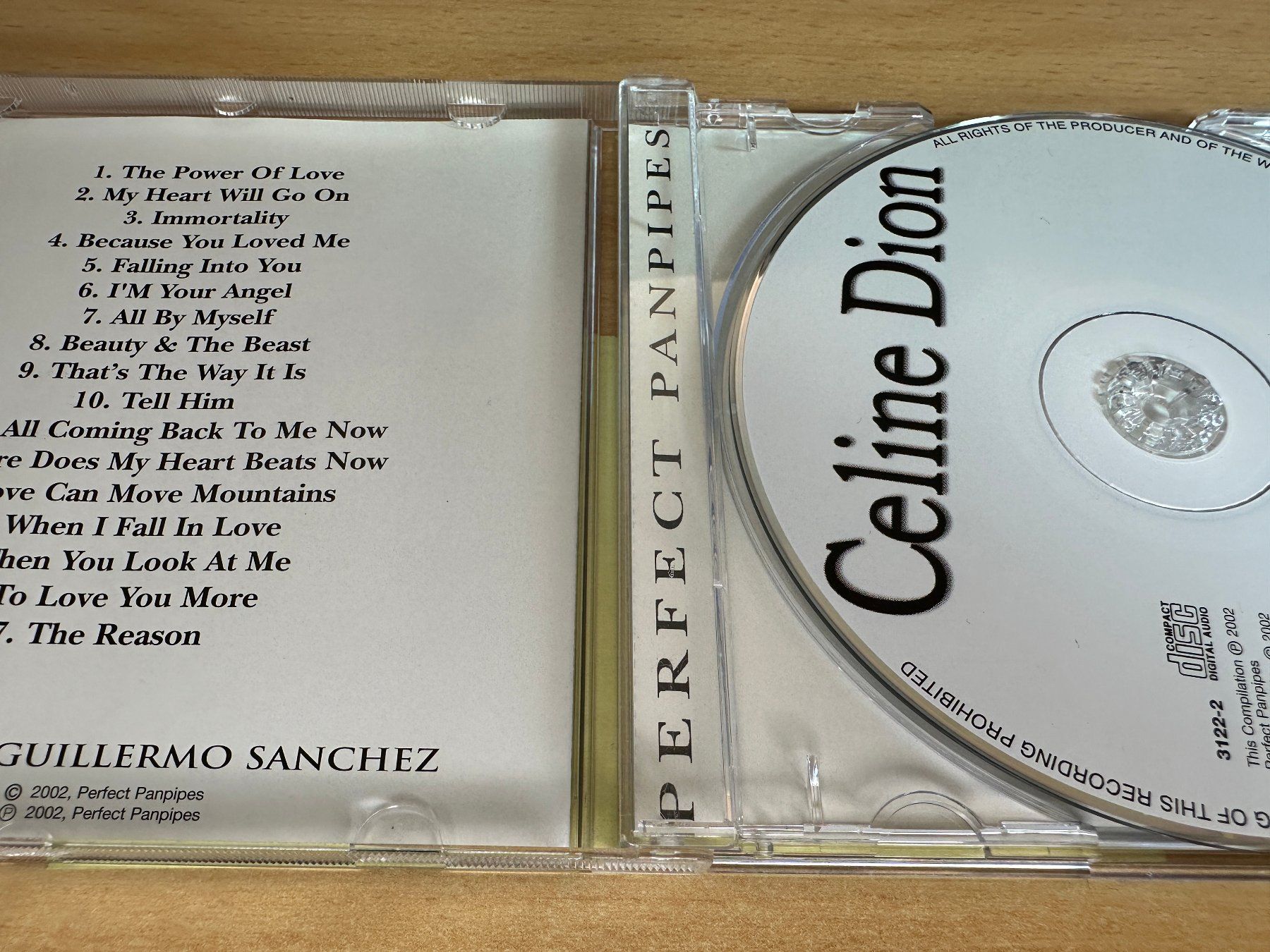 CD: Guillermo Sanchez – Celine Dion – Usato da Rikon im Tösstal venduto da Alpenmutz 2