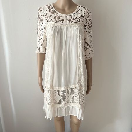 TWIN-SET SIMONA BARBIERI Kleid mit Stickereien 🤍