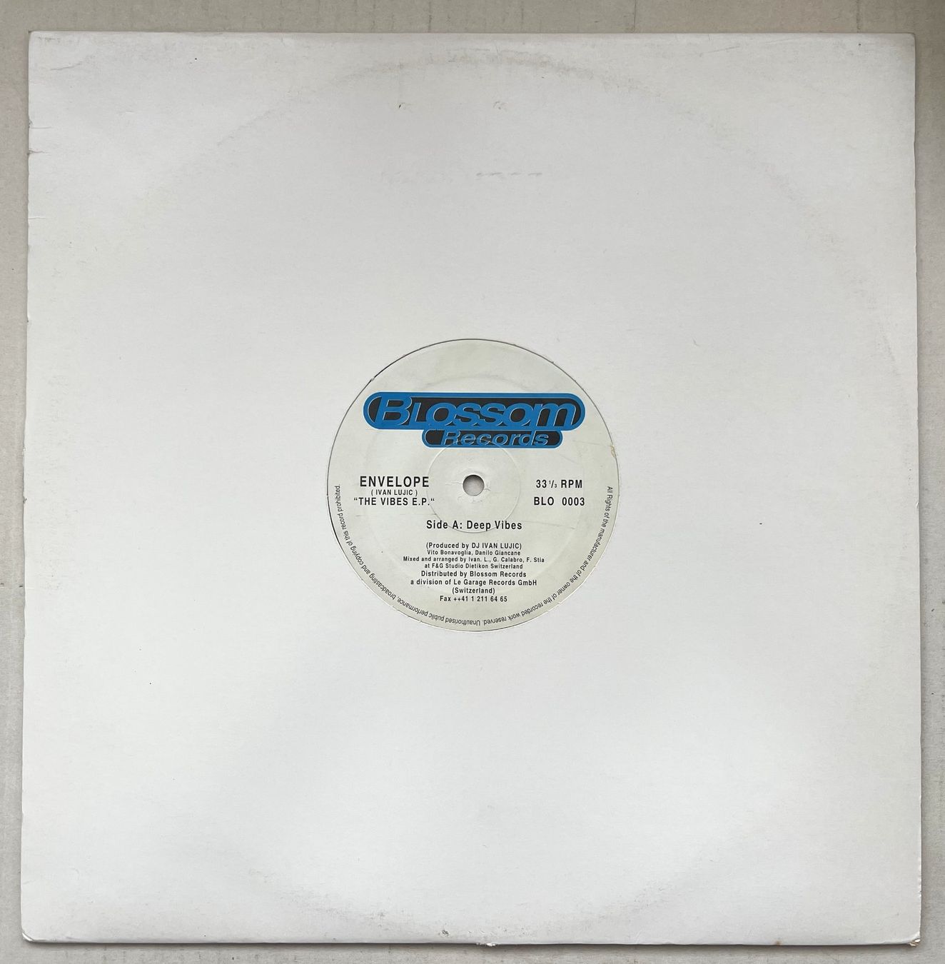Schallplatten: Envelope – The Vibes EP Vinyl – Gebraucht aus Oftringen von Vucki
