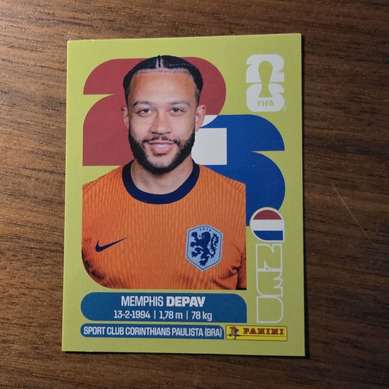 Panini Sammelbilder & Trading cards: Panini NED17 Memphis Depay – Neu und originalverpackt aus Buchs AG von LogoParts