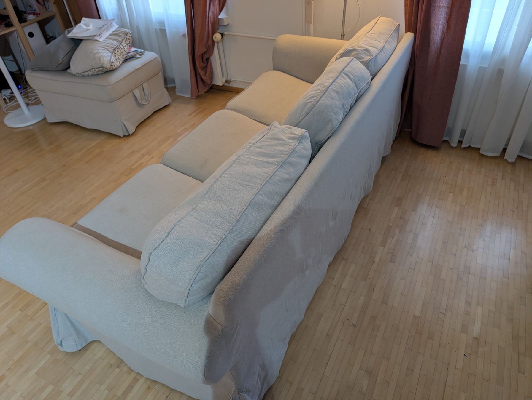 Ikea Sofas: Ektrop 3er Sofa - Mit waschbarem Bezug - Beige – Gebraucht aus Winterthur von san_m8lz 1