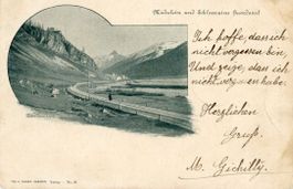 Madulein   GR  und Schlossruine Guardaval       um 1900