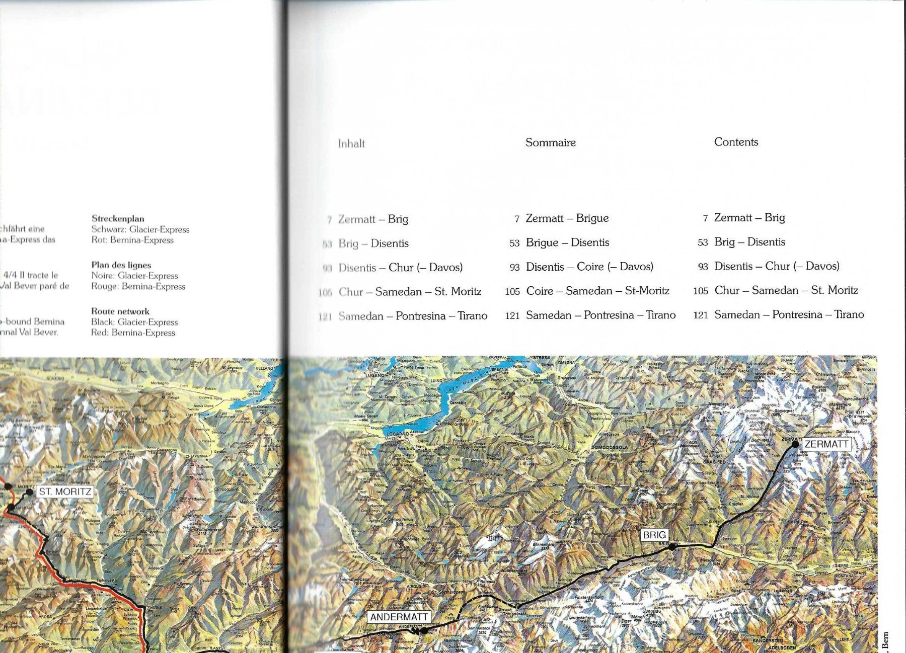 Libri: Glacier- und Bernina Express. B. Hitz; R. Weber – Usato da Horw venduto da SwissSteamMemories 1