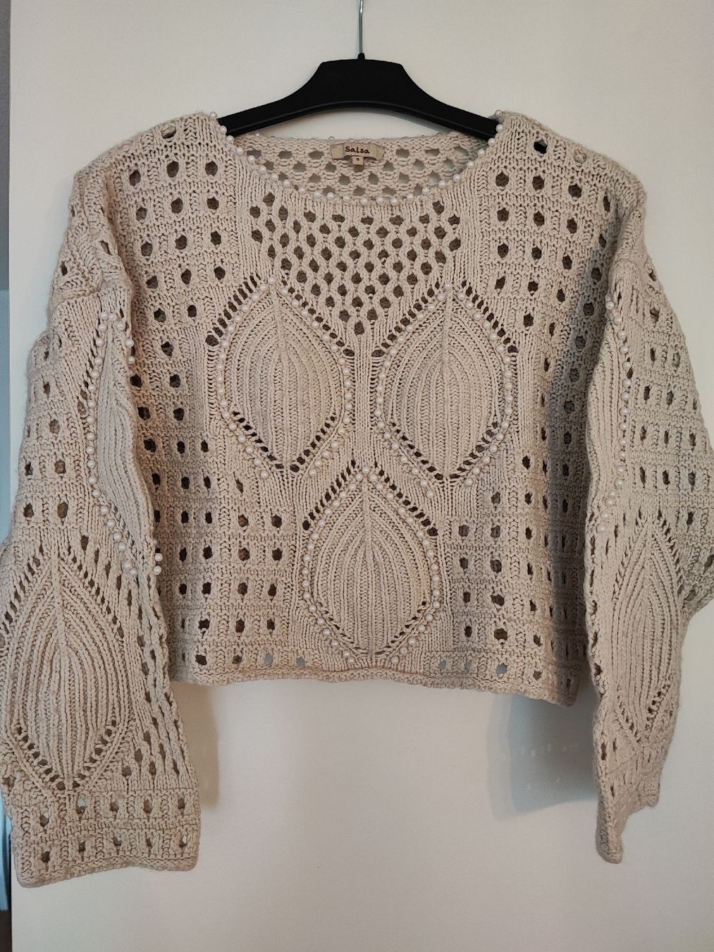 Salsa Maglioni & Felpe: SALSA Strickpullover, Beige, Grösse S – Usato da Winterthur venduto da CorinnesShoppingtour