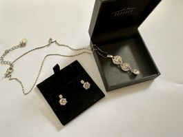 Modeschmuck-Set – Halskette mit Anhänger & Ohrstecker