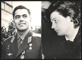 Fotografie Sowjetische Kosmonauten Valen