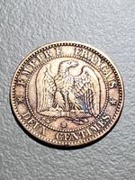 France - 2 centimes - 1861 BB - Tête Laurée