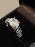 Damen Silber ring 925er