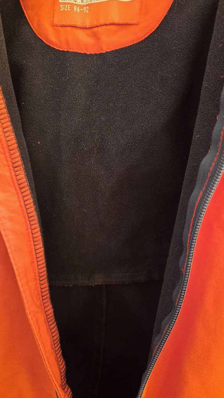 Completi: Tchibo Overall Softshell Einteiler rot Grösse 86-92 – Usato da Winterthur venduto da NeM 5