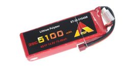 Accu LiPo ETOP 5100-4S (14,8V) 35C Deans