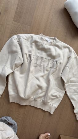 Wifey Wife Hochzeit Set Zweiteiler Gr. M