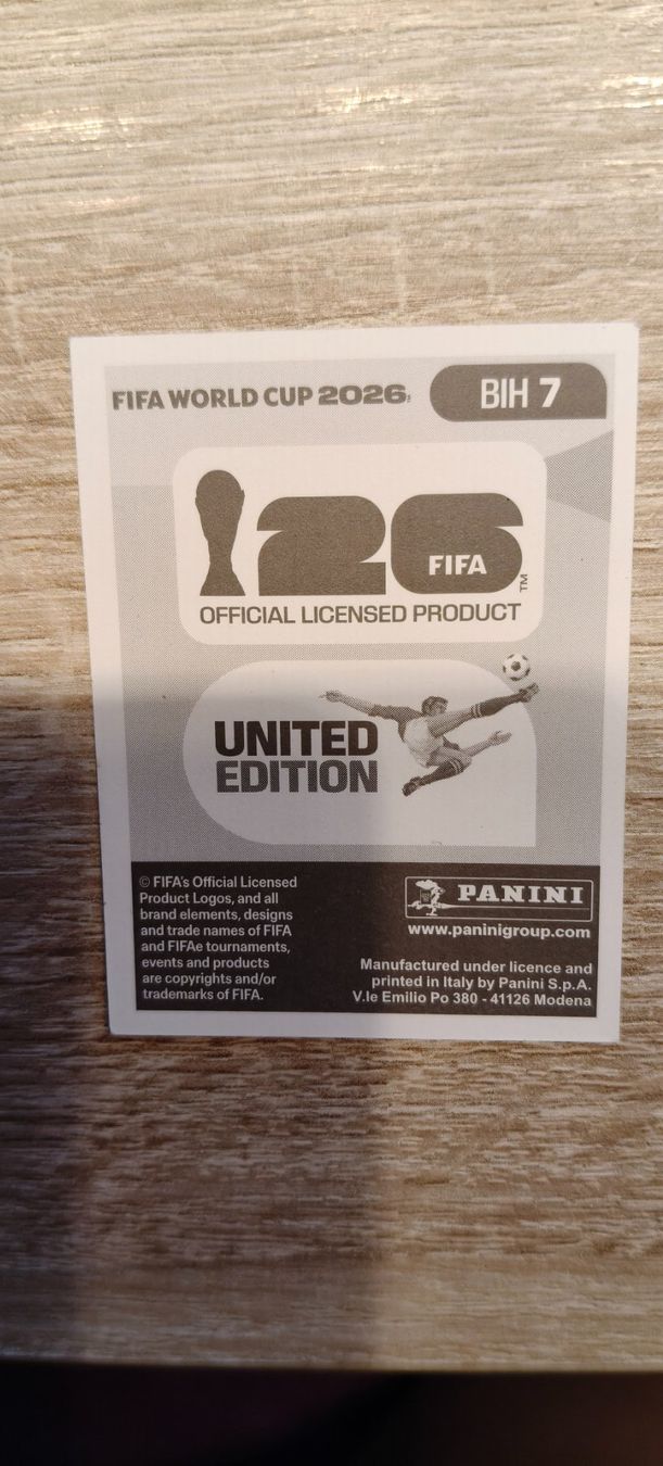 Panini Carte collezionabili: FIFA World Cup 2026 / BIH 7 – Nuovo (secondo la descrizione) da Plan-les-Ouates venduto da col_vq9g 1