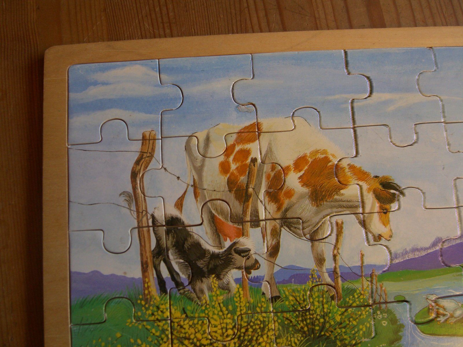 Puzzle: sehr schönes,Holz-Rahmen-Puzzle "beeboo" – Usato da Winterthur venduto da Gaia 3