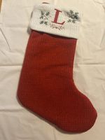 Christmas Stocking - Personalised with L