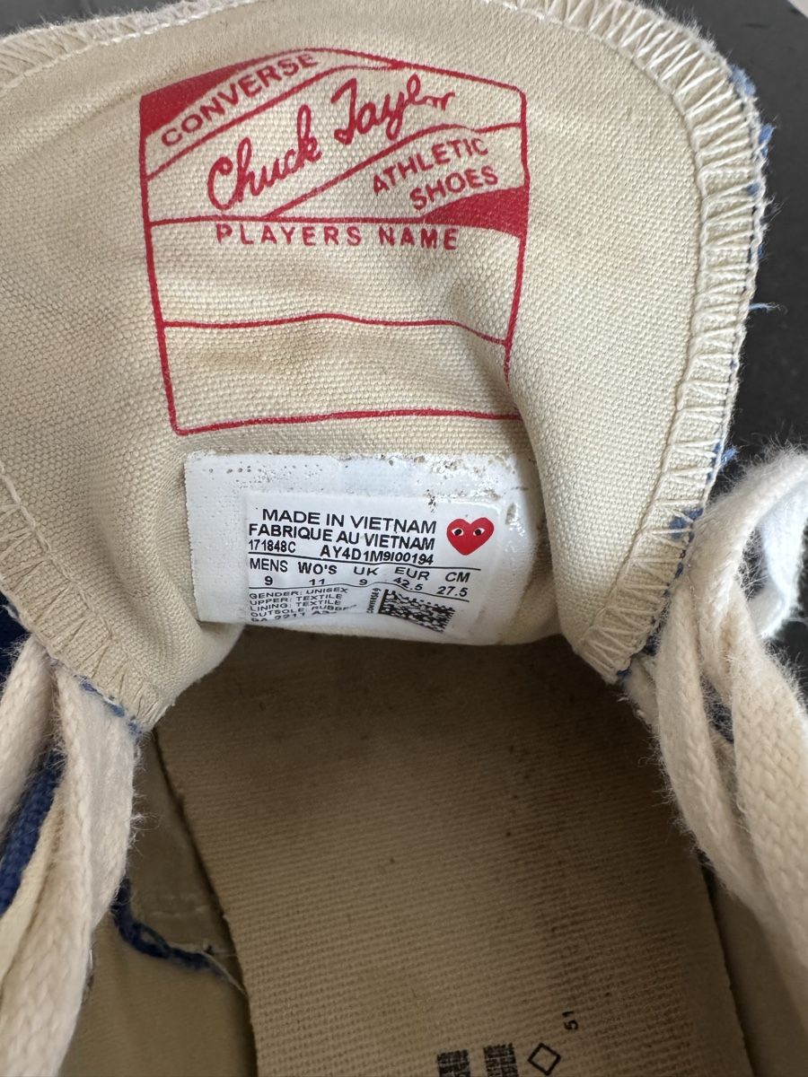 Comme Des Garcons Scarpe da uomo: CONVERSE Comme des Garçons – Usato da Coppet venduto da Apicius1 7