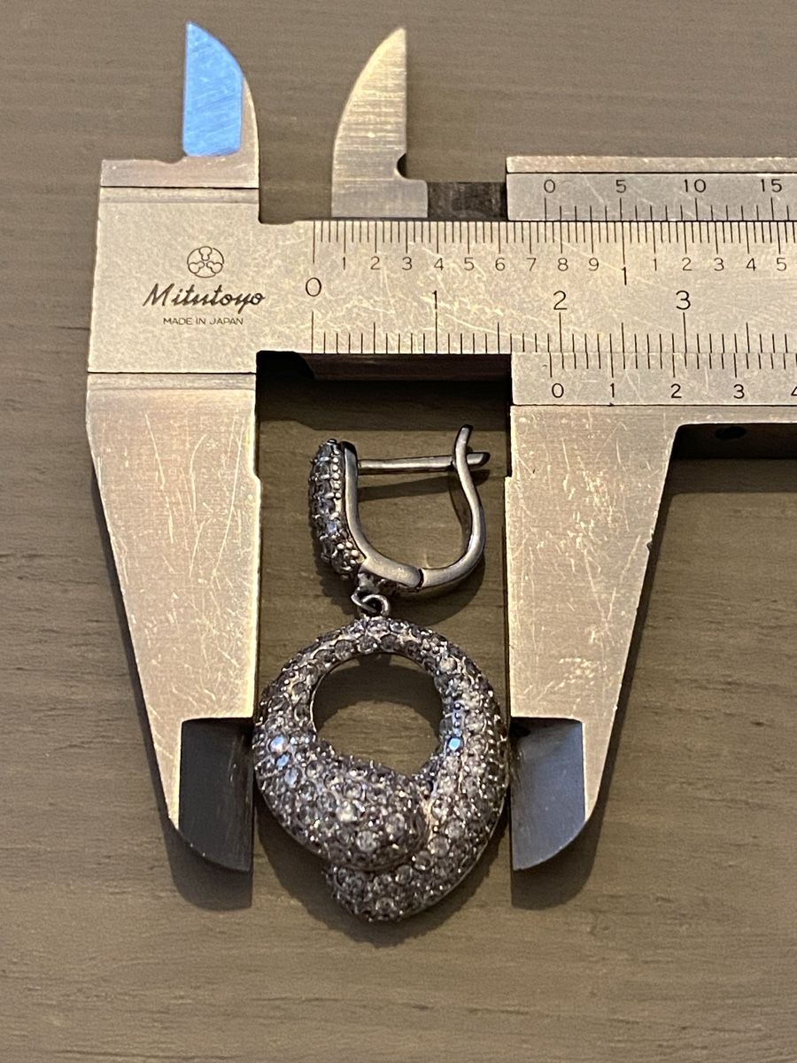Orecchini pendenti & Orecchini a lobo: Damen Ohrhänger Sterlingsilber 925 – Usato da Birr venduto da Vintage-Liebhaber 3
