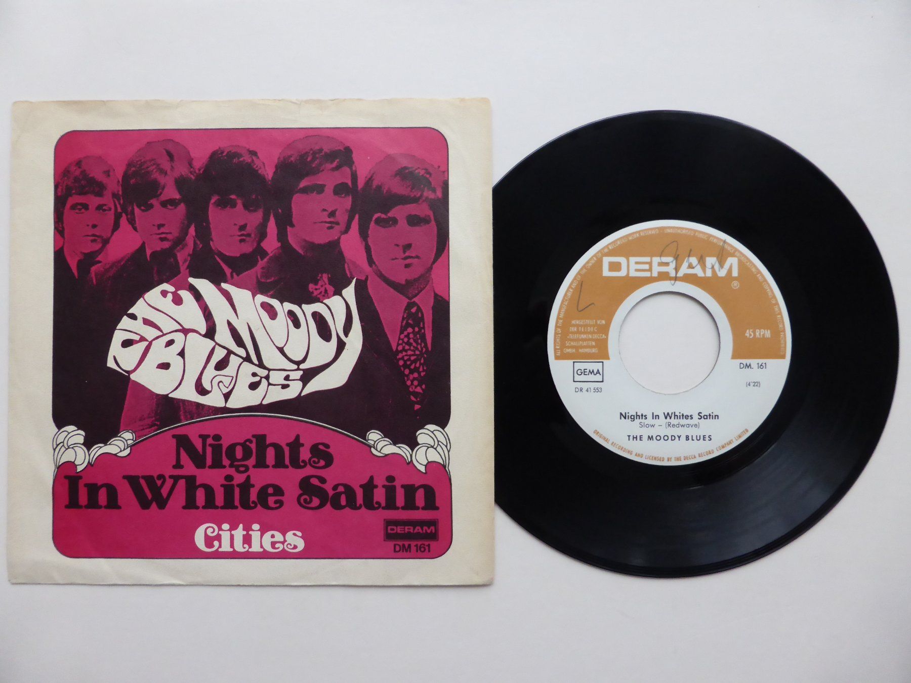 Dischi in vinile: VINYL SINGLE   MOODY BLUES – Usato da Küssnacht am Rigi venduto da Mondkinder