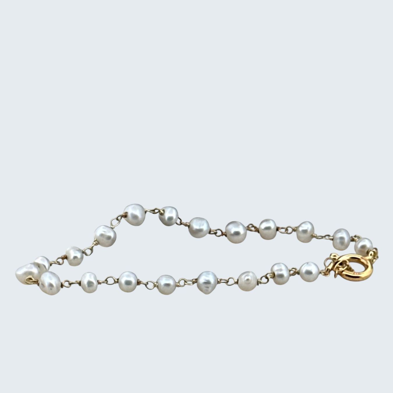 Olga Ribler Bracciali & Braccialetti: Armkette mit weissen Süsswasserperlen – Nuovo (secondo la descrizione) da Luzern venduto da MonikaS03 5