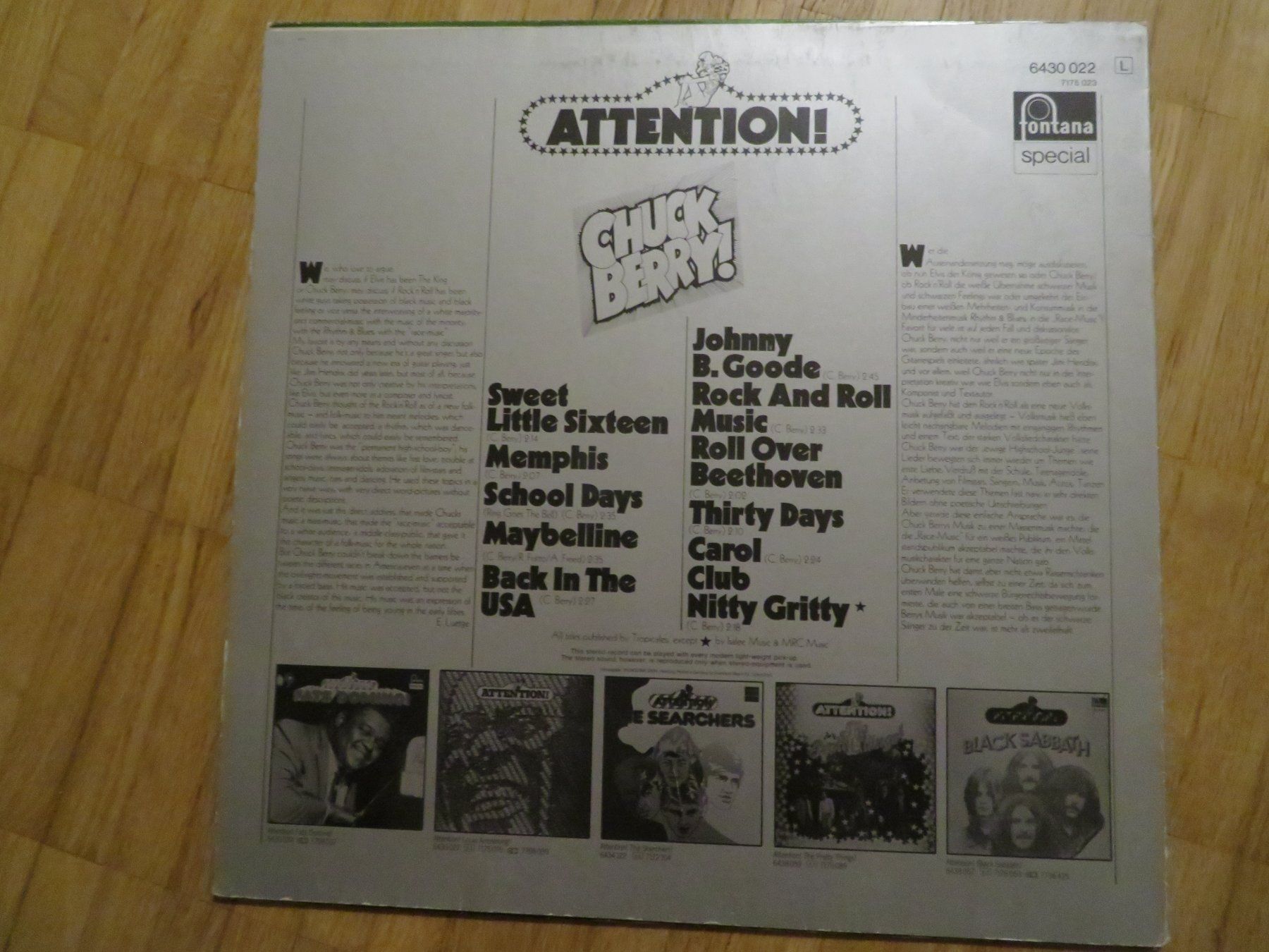 Dischi in vinile: CHUCK BERRY ATTENTION – Nuovo (secondo la descrizione) da Zürich venduto da max_cp5f 1