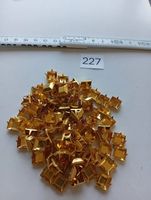 Goldene Ziernieten, Pyramidenform, neuwertig