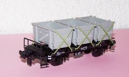 Trix Express H0 3457 Behältertragwagen Eokrt VonHaus zu Haus