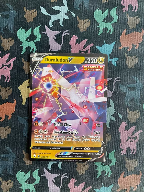 POKEMON TCG EVOLVING Skies Duraludon VMAX SECRET ULTRA RARE HOLO 220