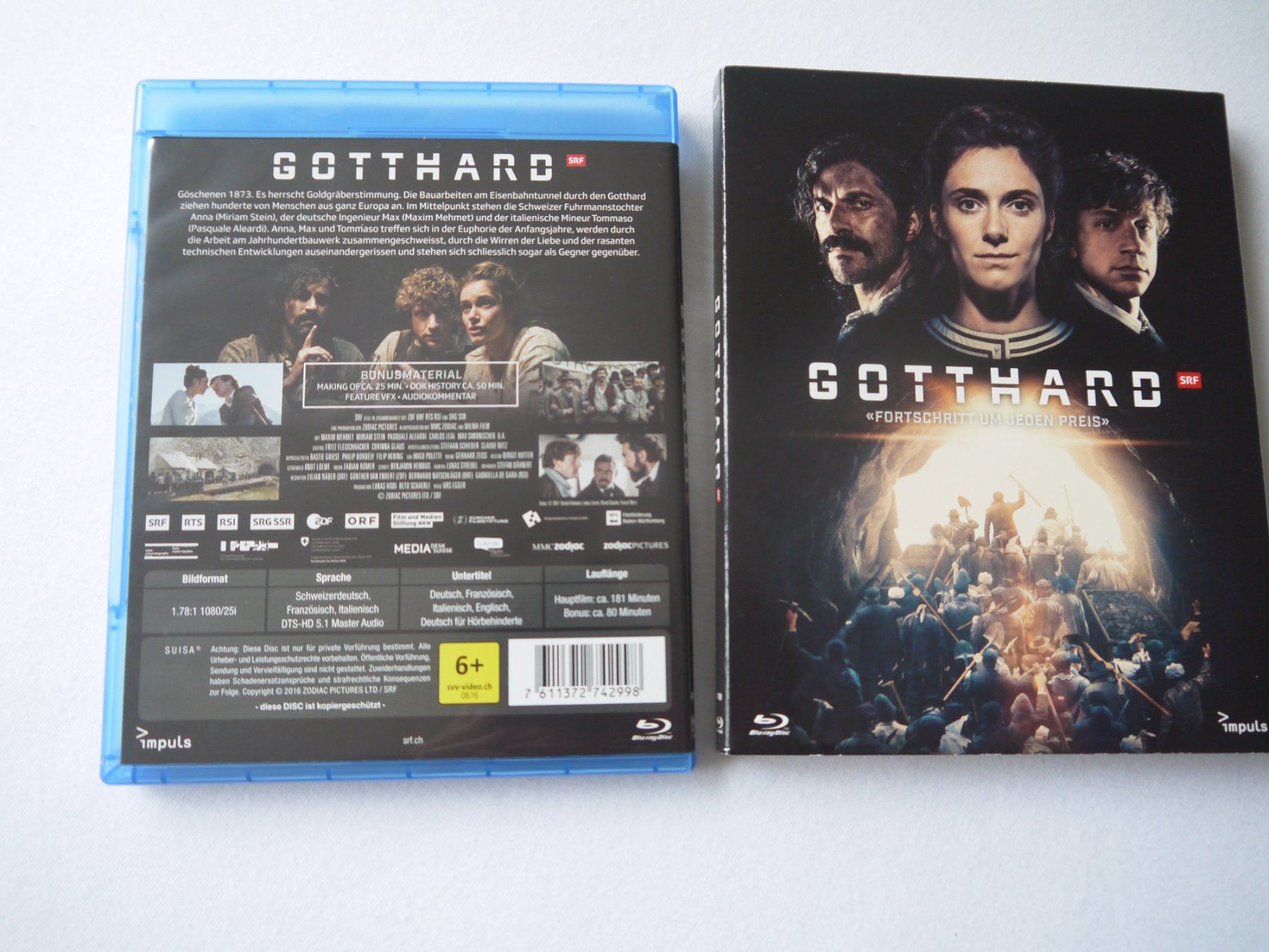 Tutti i DVDs: GOTHARD-Fortschritt um jeden Preis - Blu Ray – Usato da Hagendorn venduto da Blaf 3