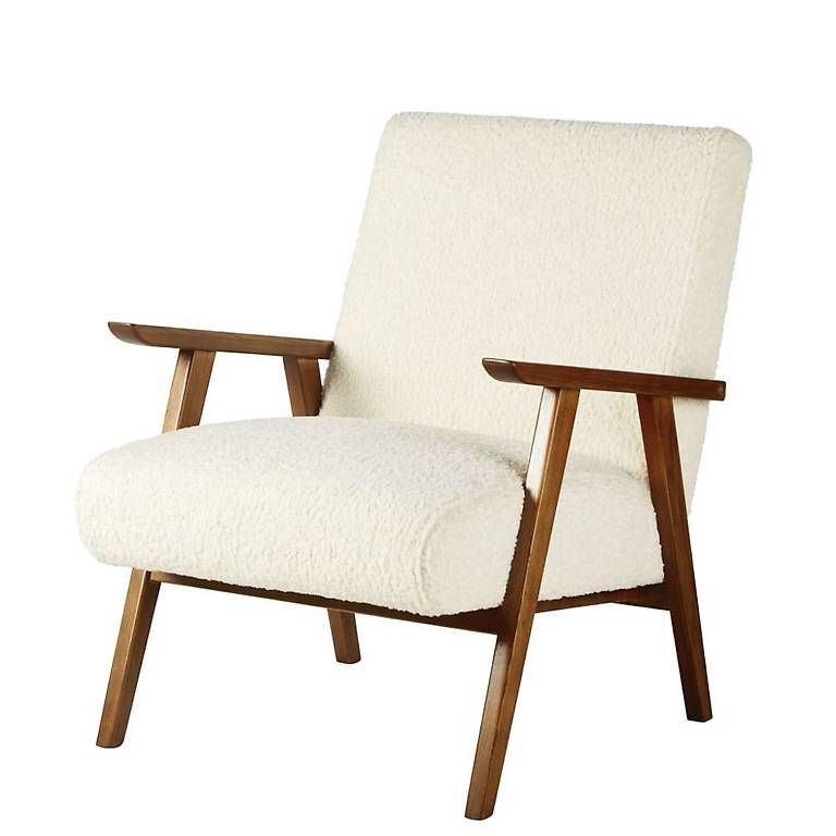 Maisons du monde Poltrone: MAISONS DU MONDE HERMANN - Sessel mit Bouclé-Stoff – Usato da Horw venduto da babseatsyou 1