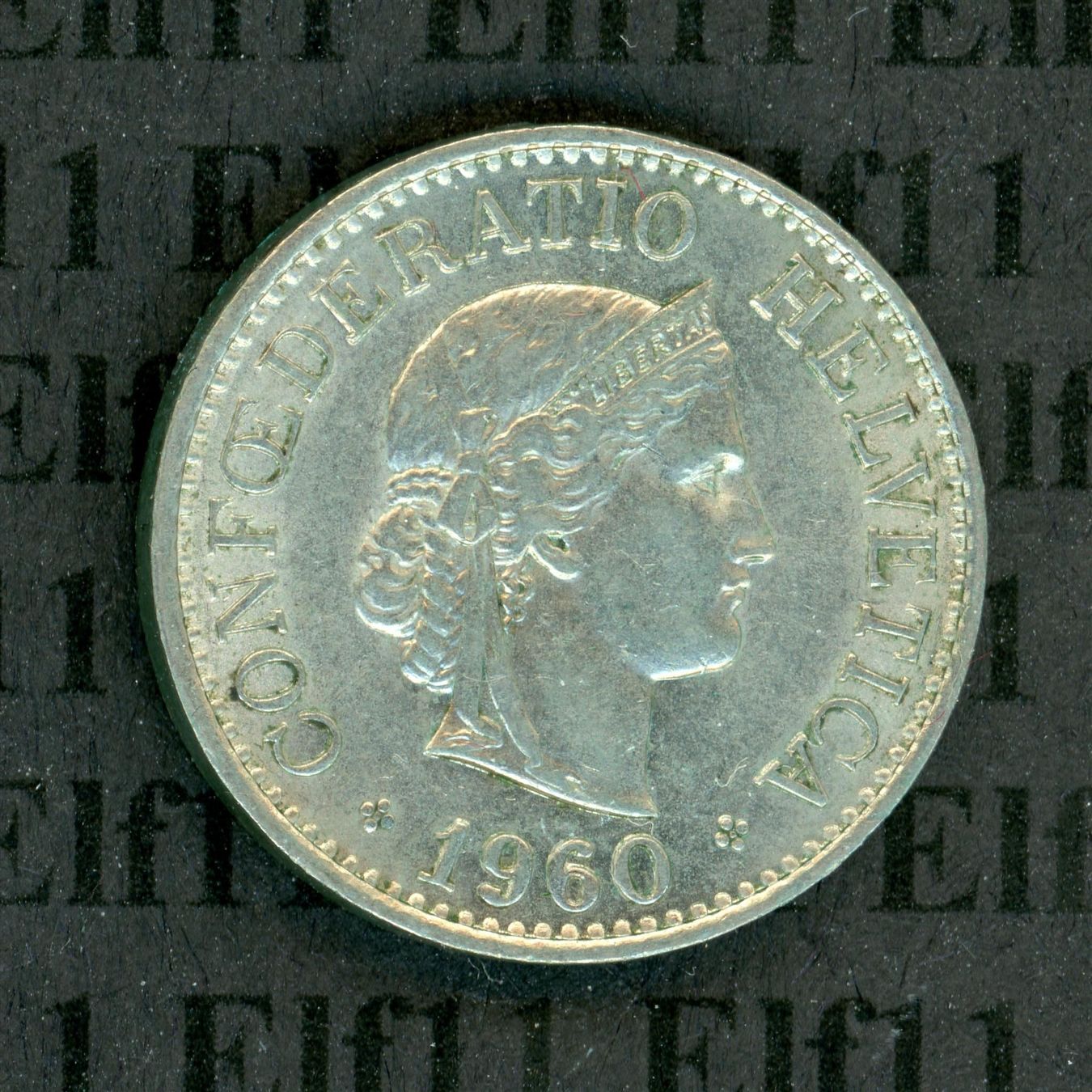 Tutti le monete: CHF___0.10 1960 vz-unz 10 Rappen – Usato da Widnau venduto da Elf11