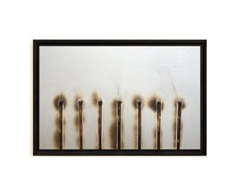 Bernard Aubertin – Feuerzeichnung – 1973. Originalwerk