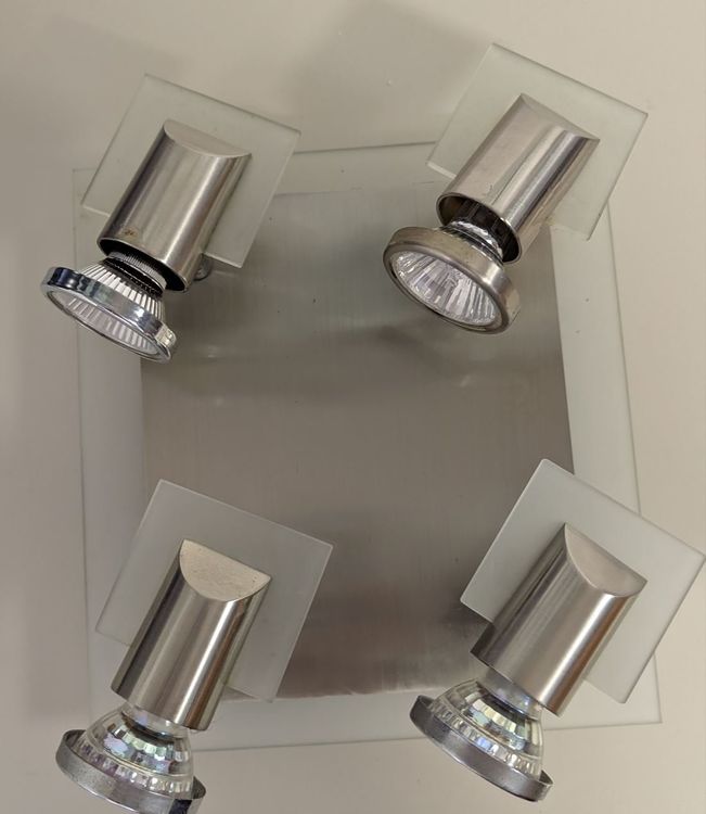 Lampadari & plafoniere: Decken- oder Wandlampe mit vier einstellbaren Leuchten – Usato da Ittigen venduto da stoney63 5