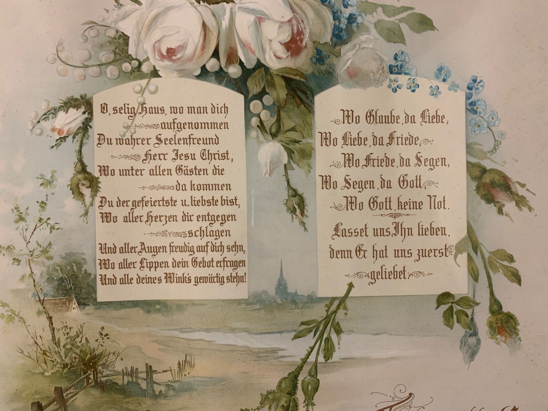 Foto & Immagini: Antike Heilige Schrift Eingerahmt – Usato da Lanzenhäusern venduto da vic63 2