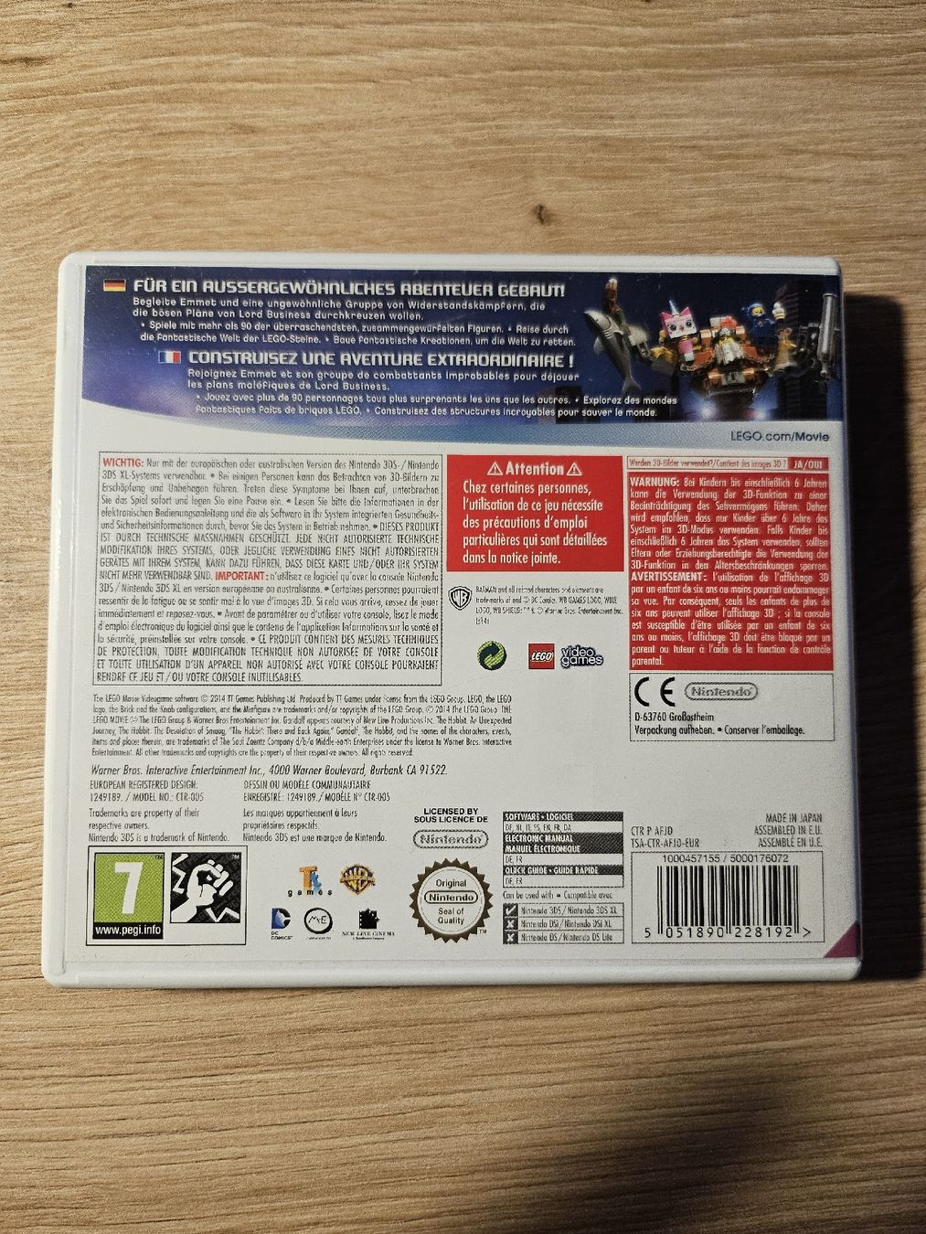 Spiele: Lego Movie 3DS – Gebraucht aus Poliez-le-Grand von enz_8vrj 1