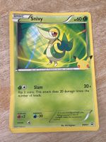 Pokemon Karte Snivy BW01 guter Zustand (grosses Format)