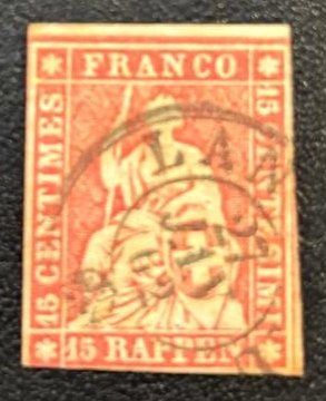 Tous les timbres: Schweizer Briefmarke – D'occasion à Nidau par sch_l8zp